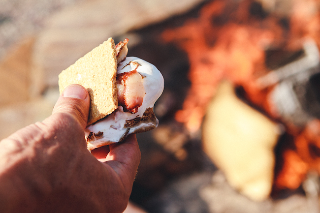 National s'mores day the resort at paws up