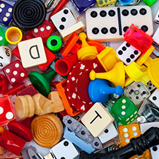 Assorted Books & Games