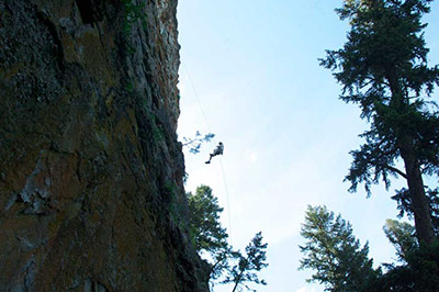 Rappelling