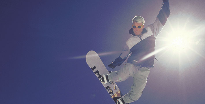 snowboarding