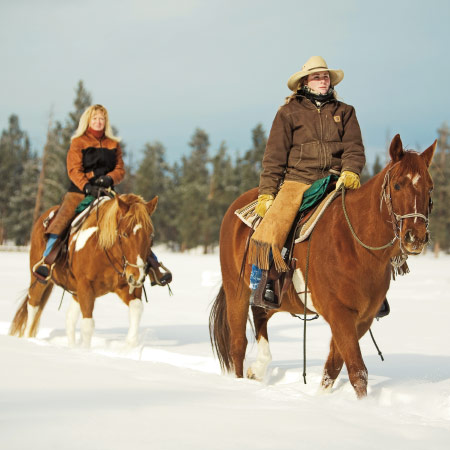 Winter Horseback Riding