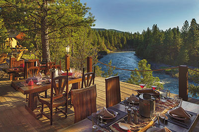 Cliffside Camp - Dining Pavilion Deck