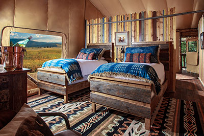 North Bank Camp Tent - Second Bedroom Interior