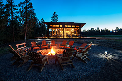 North Bank Camp - Fire Pit and Dining Pavilion