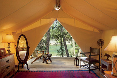 River Camp Tent - Interior