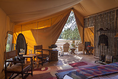 River Camp Tent - Interior
