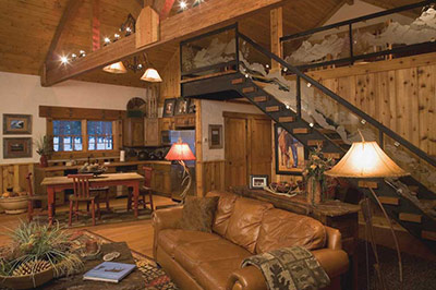 Big Timber Homes - Great Room + Kitchen