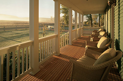 The Morris Ranch House - Front Porch