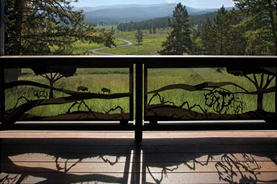 Wilderness Estates - Front Deck View
