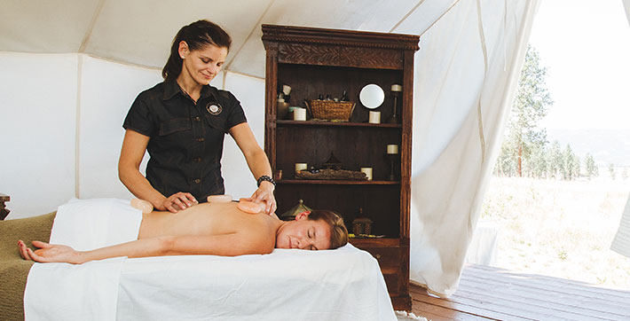 Paws Up Spa and Wellness Manager Laura Russell-Nygard