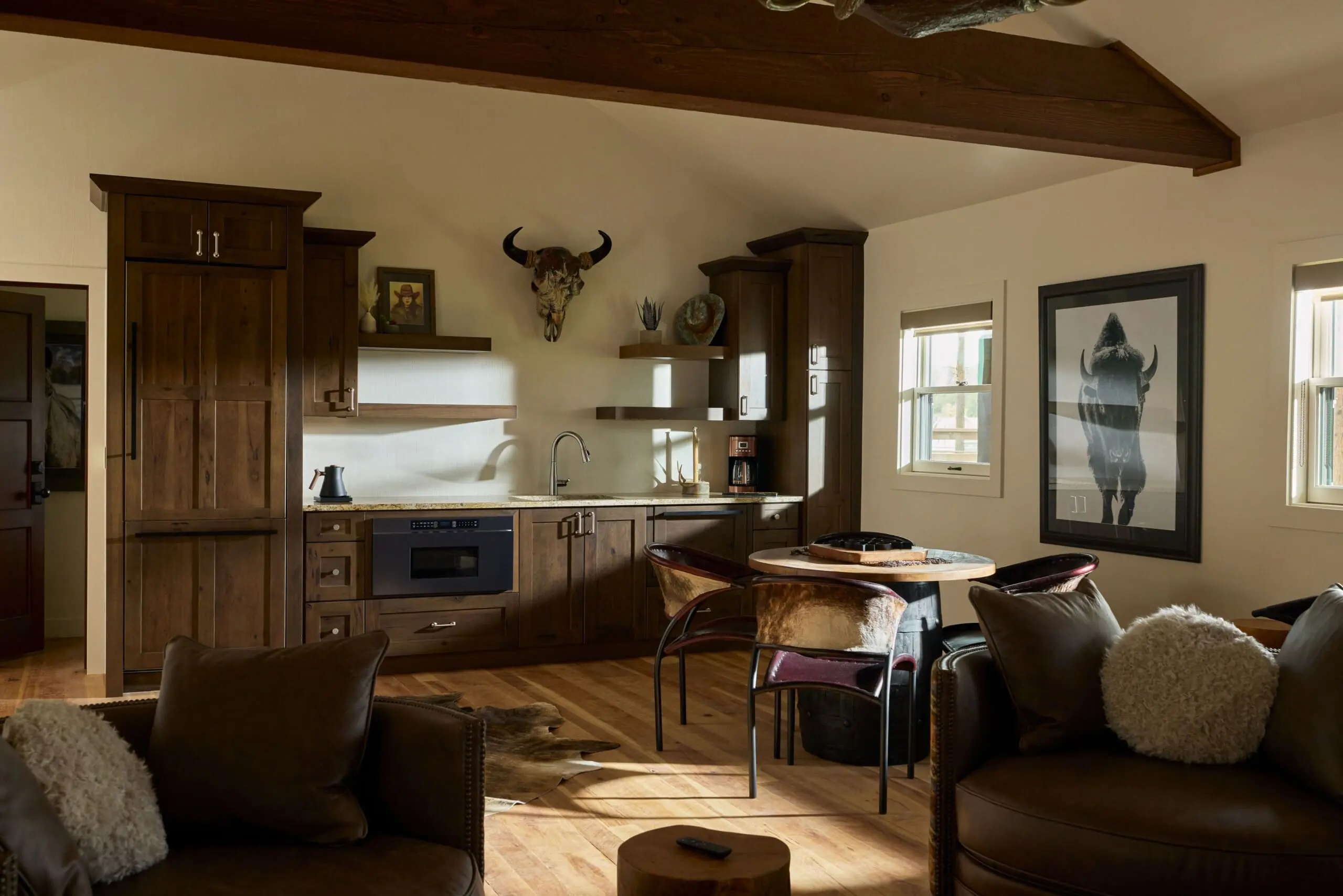 Interior of a modern western kitchen