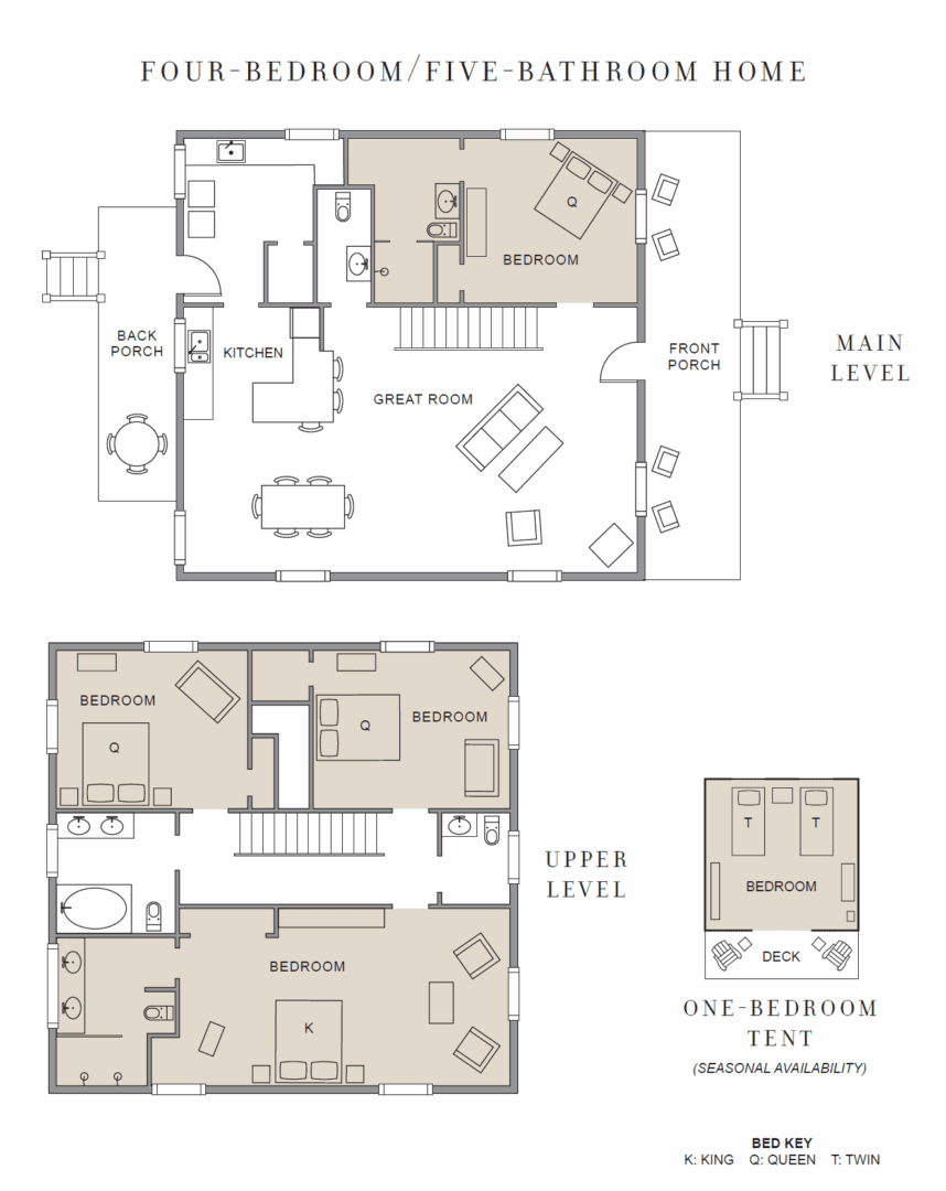 Four bedroom home floor plan