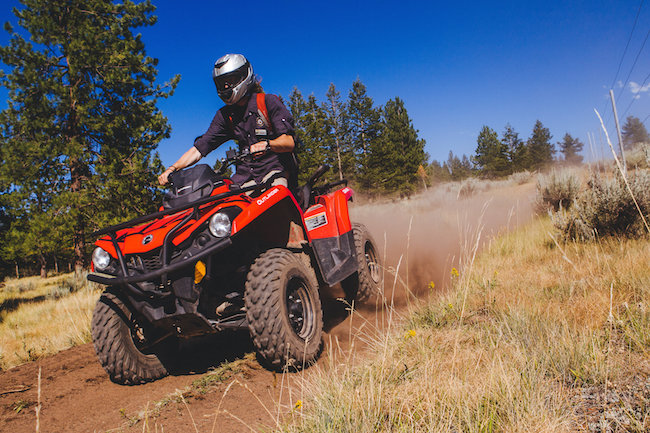 ATV ride at Paws Up