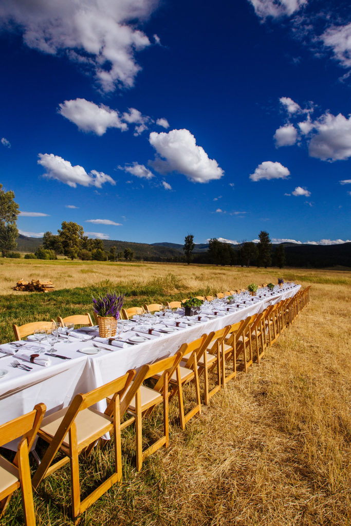 Montana long table events paws up