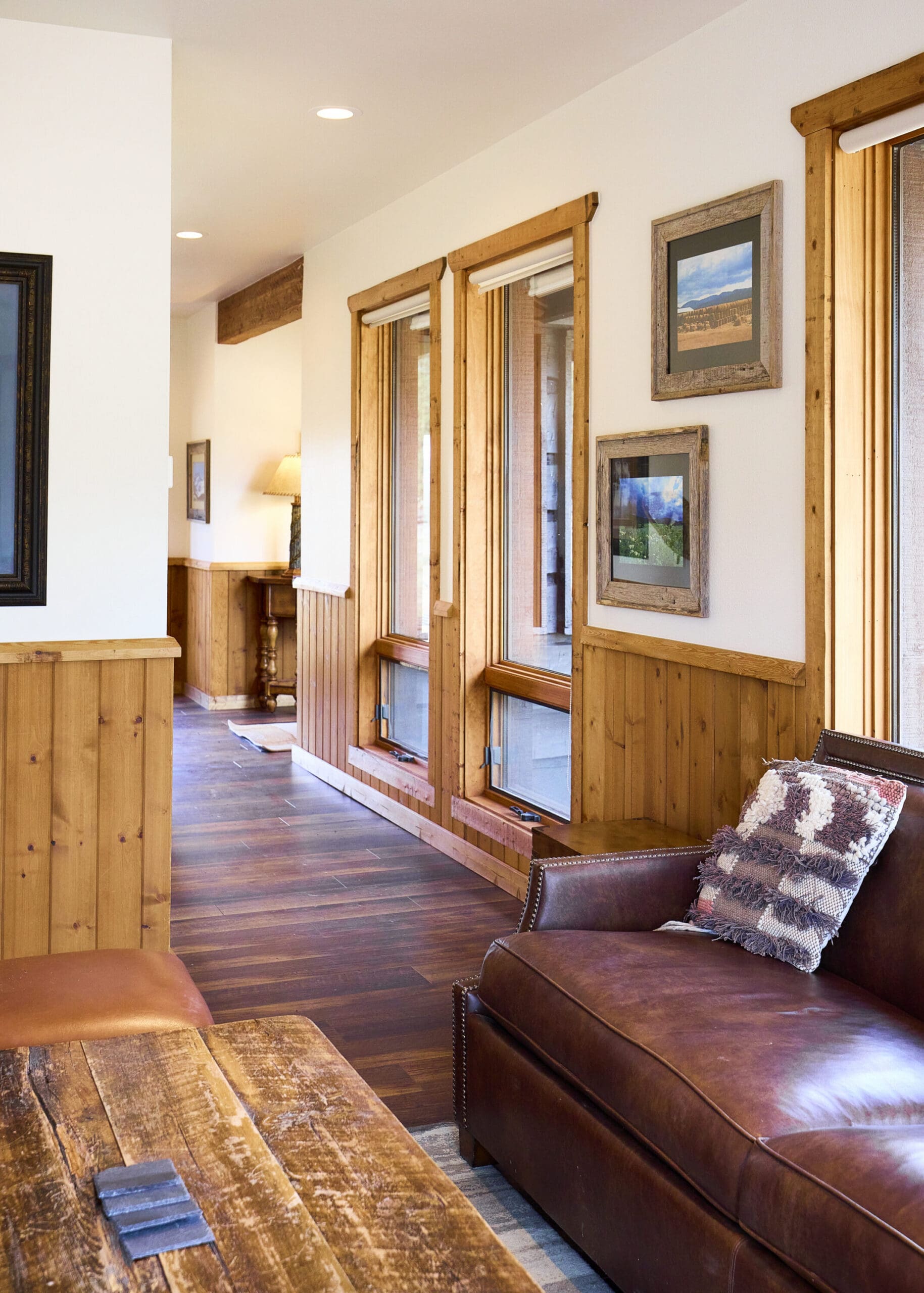 Western designed sitting area.