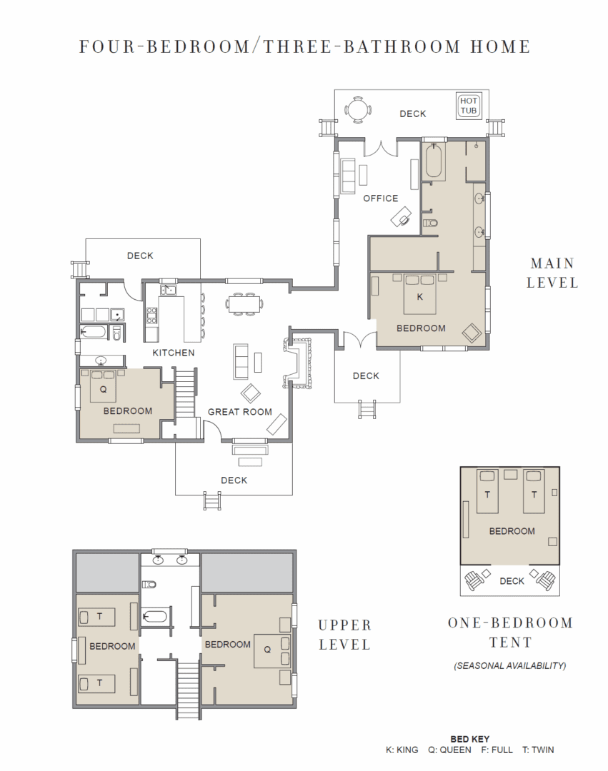 Four bedroom home floor plans