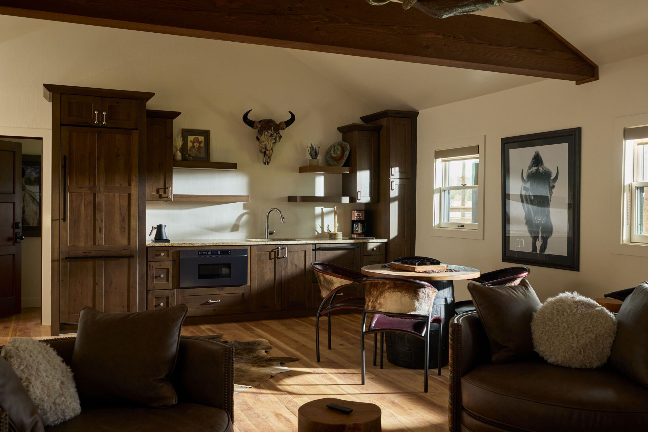 Interior of a modern western kitchen
