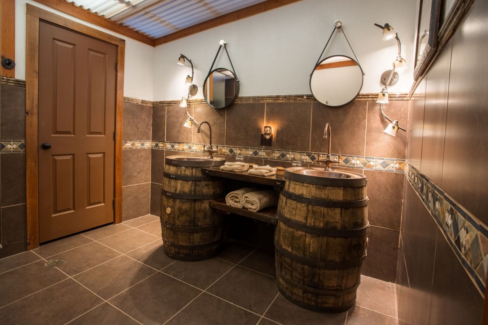 Interior of a luxury western bathroom