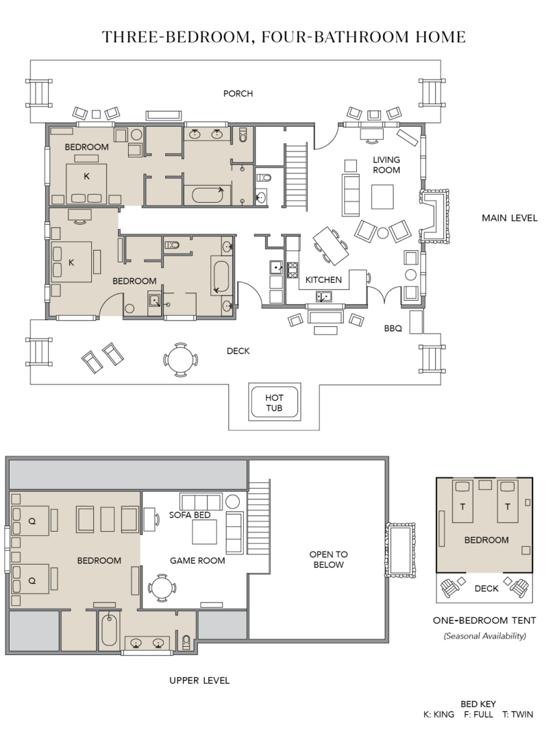 Wilderness Estate home blueprints.